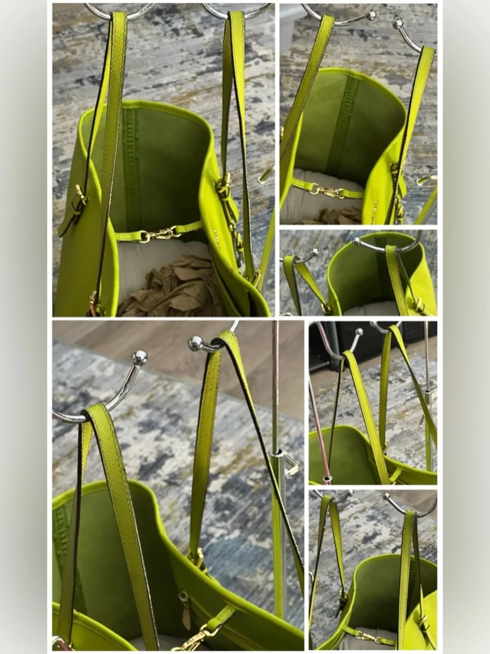 MICHAEL Michael Kors Jet Set Medium Leather Travel Tote - Picture 10 of 16